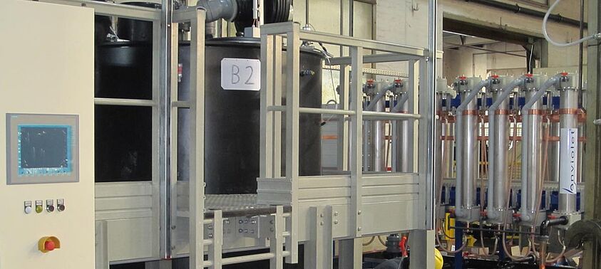 Commercial electrowinning plant