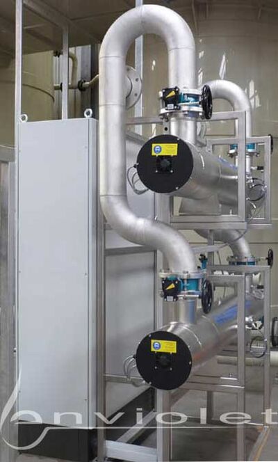 UV reactor for the elimination of microorganisms
